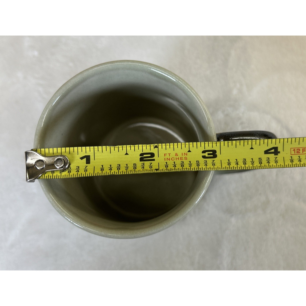 Vintage Otagiri Male Golfer Ceramic Embossed Stoneware Coffee Cup Bnfts Charity - Picture 8 of 10